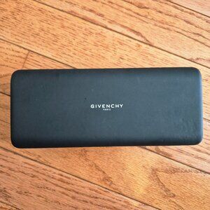 Givenchy Paris Black Hard Clam Shell Sunglass Accessories Jewelry Case Box